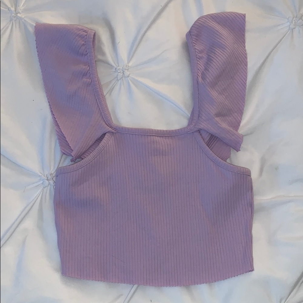 Lilac Crop top